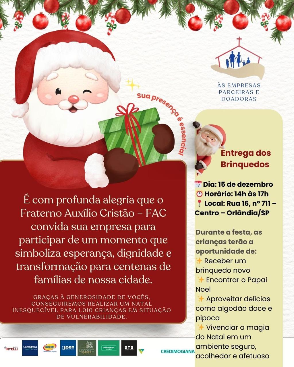 Foto de capa: Natal Solidário FAC